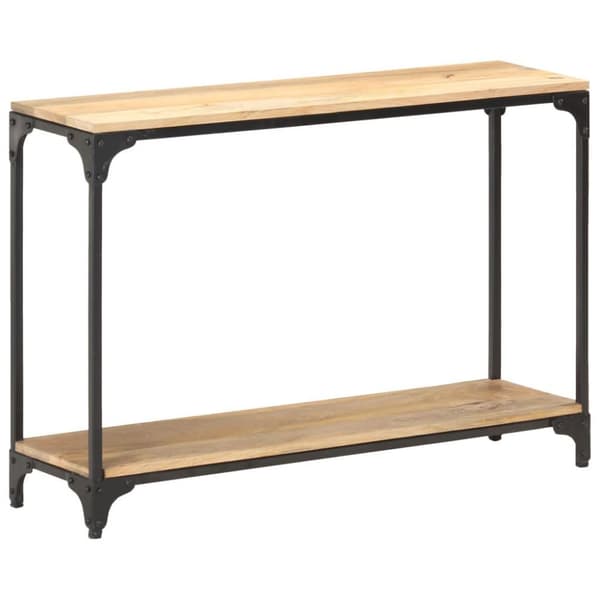 vidaXL konsolbord 110x30x75 cm massivt mangotræ