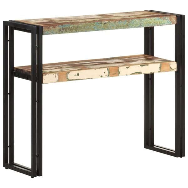 vidaXL Konsollbord 90x30x75 cm gjenvunnet heltre