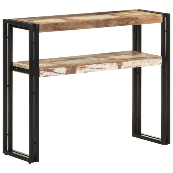 vidaXL Konsollbord 90x30x75 cm gjenvunnet heltre