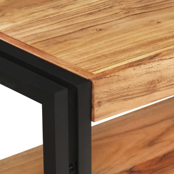 vidaXL konsolbord 90x30x75 cm massivt akacietræ