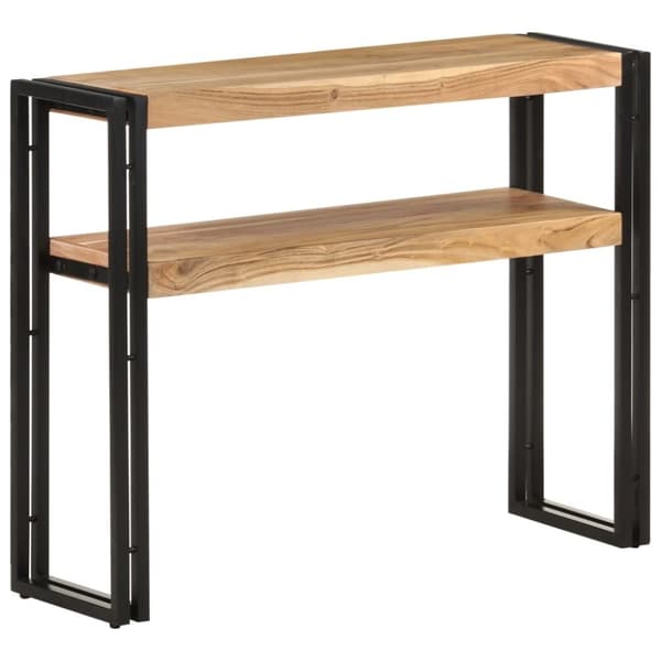 vidaXL konsolbord 90x30x75 cm massivt akacietræ