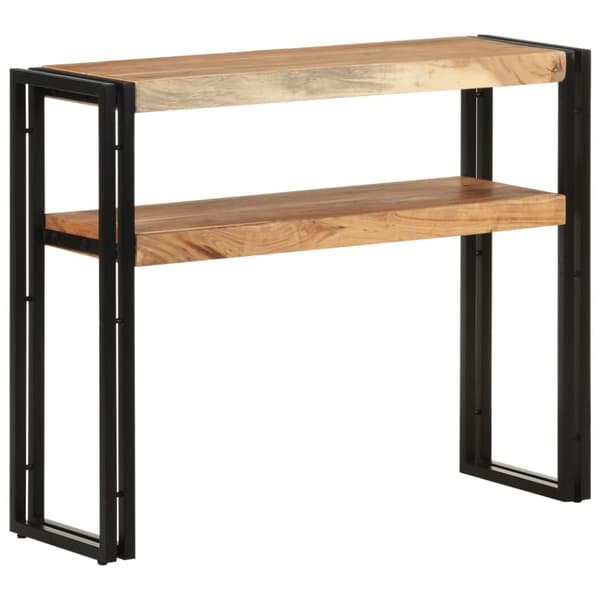 vidaXL konsolbord 90x30x75 cm massivt akacietræ