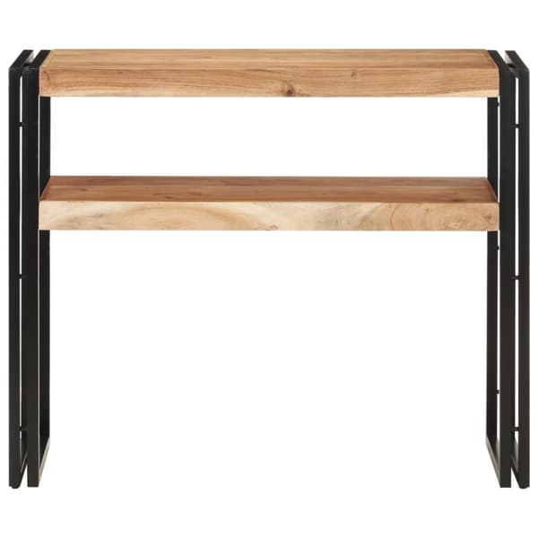 vidaXL konsolbord 90x30x75 cm massivt akacietræ