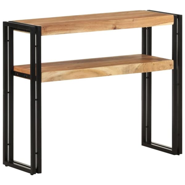 vidaXL konsolbord 90x30x75 cm massivt akacietræ