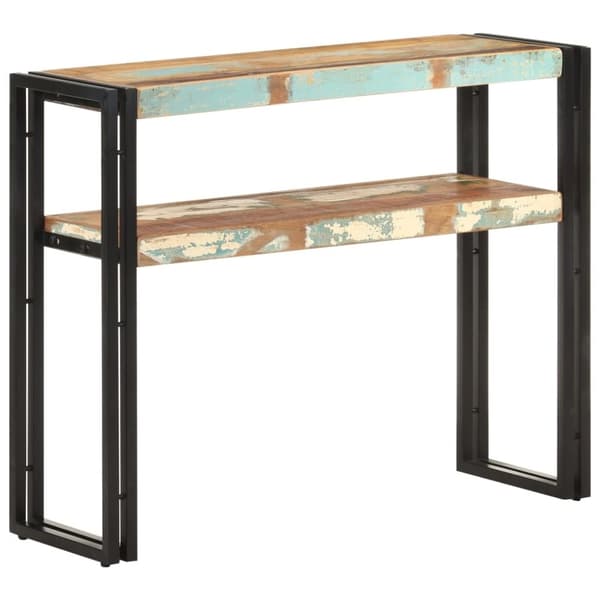 vidaXL konsolbord 90x30x75 cm massivt genbrugstræ