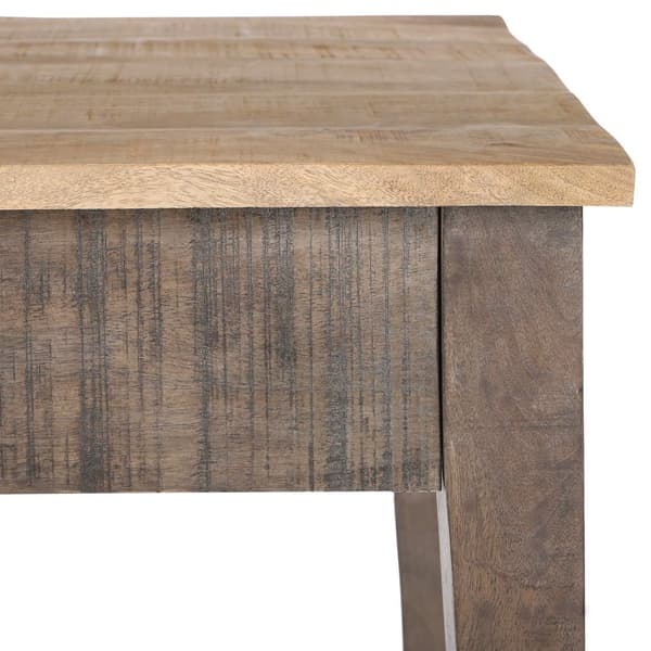 WOMO-DESIGN sohvapöytä laatikon cm Sao Paulo 117 x 45,5 x 70, luonnollinen, massiivipuuta mango puuta, käsintehty sohvapöytä