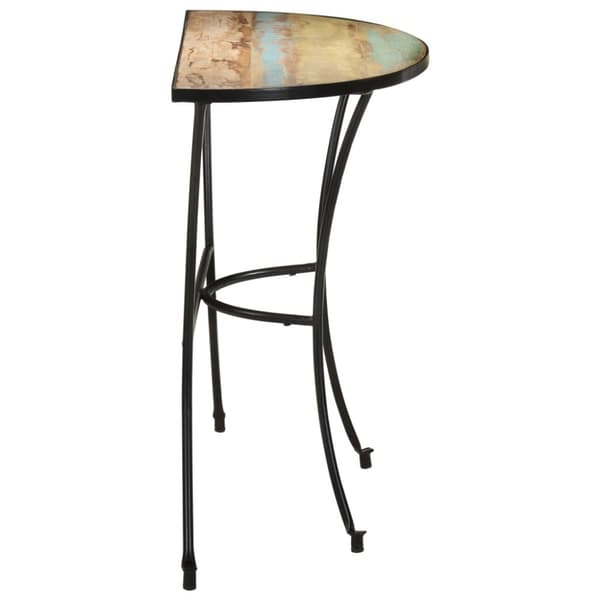 vidaXL sidebord 110x40x77 cm massivt genbrugstræ