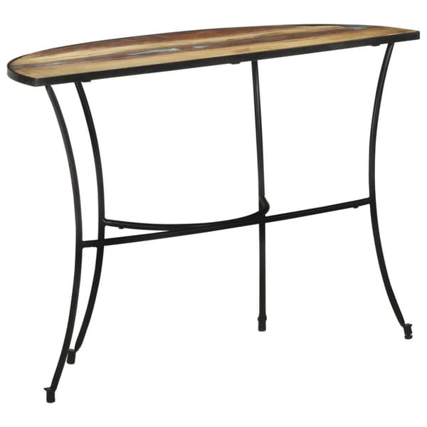 vidaXL sidebord 110x40x77 cm massivt genbrugstræ
