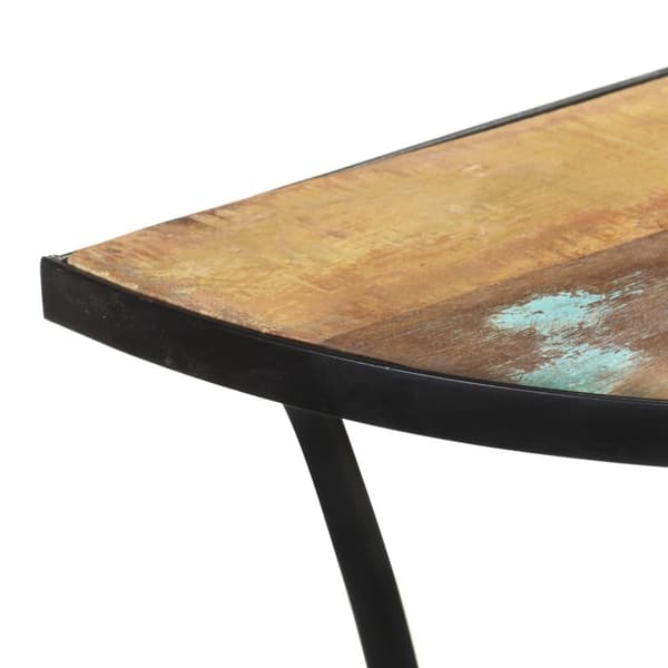 vidaXL sidebord 110x40x77 cm massivt genbrugstræ