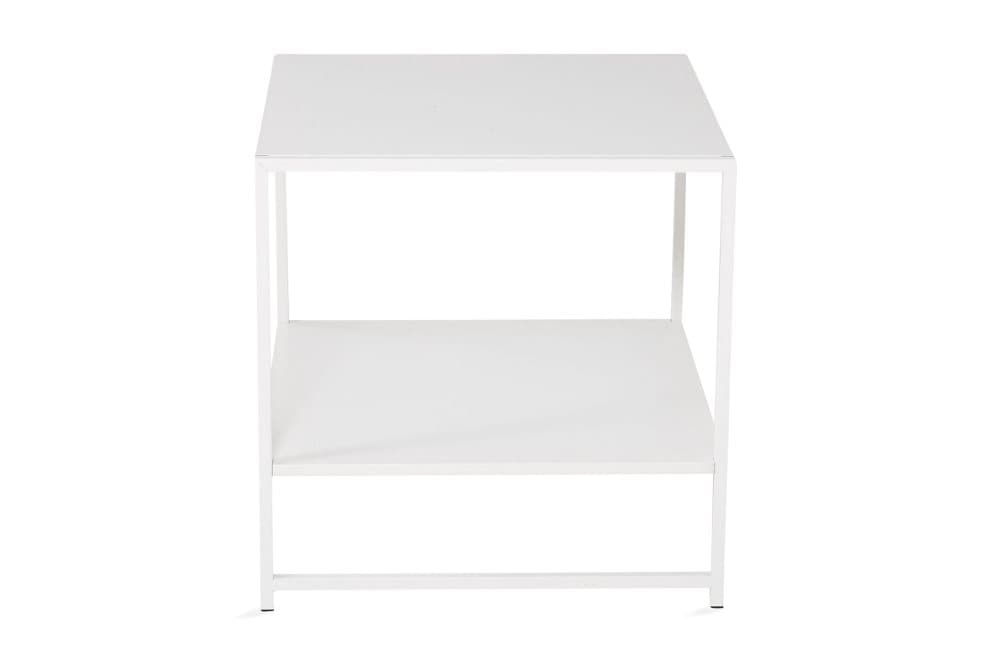 UNBLESS Sidobord med Hylla Vit