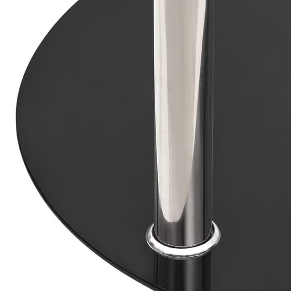 vidaXL sidebord 50x35x65 cm hærdet glas transparent
