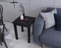 Miniatyrbild 4 av 9: Sideboard/Natbord "Vesa" (Black Coffee), 45x45x55 cm