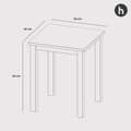 Miniatyrbild 6 av 9: Sideboard/Natbord "Vesa" (Black Coffee), 45x45x55 cm