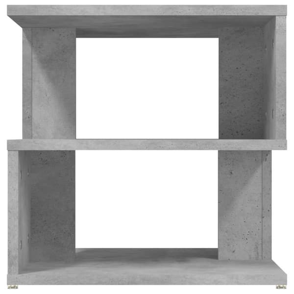 vidaXL Sidebord betonggrå 40x40x40 cm konstruert tre