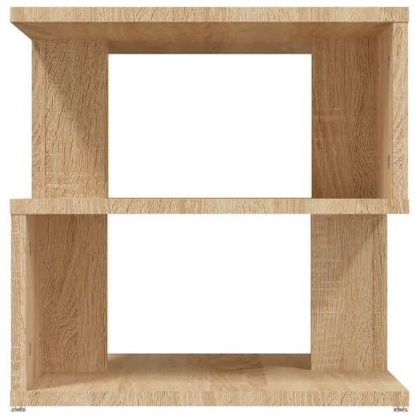 vidaXL sidebord 40x40x40 cm konstrueret træ sonoma-eg