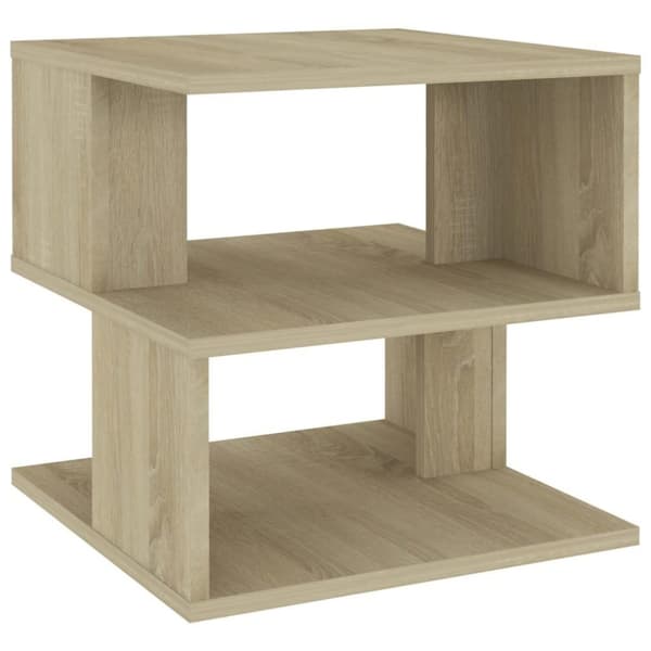vidaXL sidebord 40x40x40 cm konstrueret træ sonoma-eg