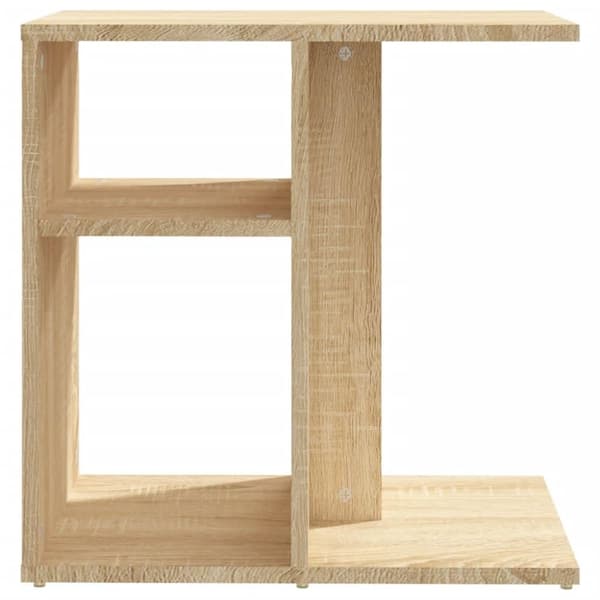 vidaXL Sidebord sonoma eik 50x30x50 cm konstruert tre