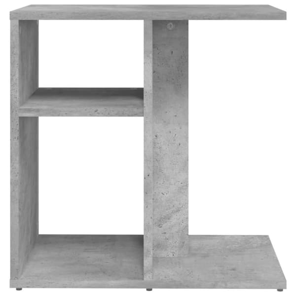 vidaXL sidebord 50x30x50 cm konstrueret træ betongrå