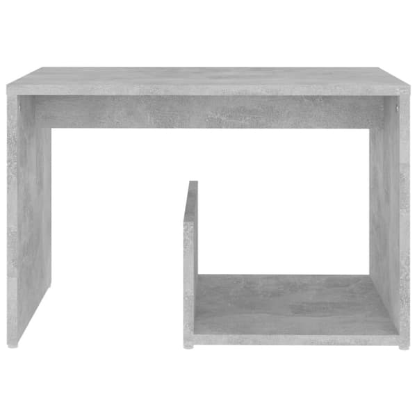 vidaXL Sidebord betonggrå 59x36x38 cm sponplate