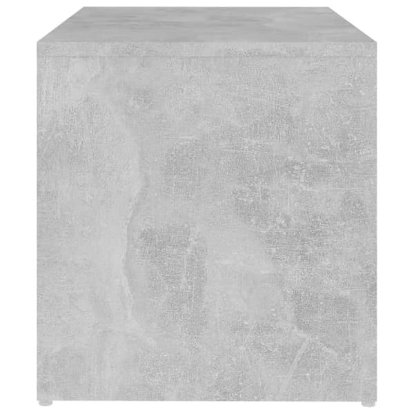 vidaXL Sidebord betonggrå 59x36x38 cm sponplate