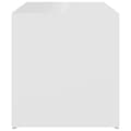 Miniatyrbild 5 av 6: vidaXL Sidobord vit 59x36x38 cm spånskiva