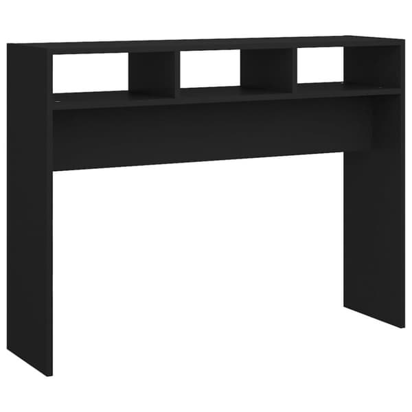 vidaXL Konsollbord svart 105x30x80 cm konstruert tre
