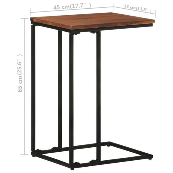 vidaXL sidebord 35x45x65 cm massivt akacietræ