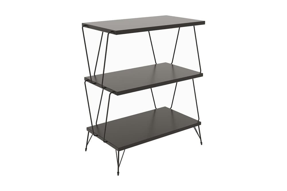 REITANO Sidobord 48 cm Antracit/Svart