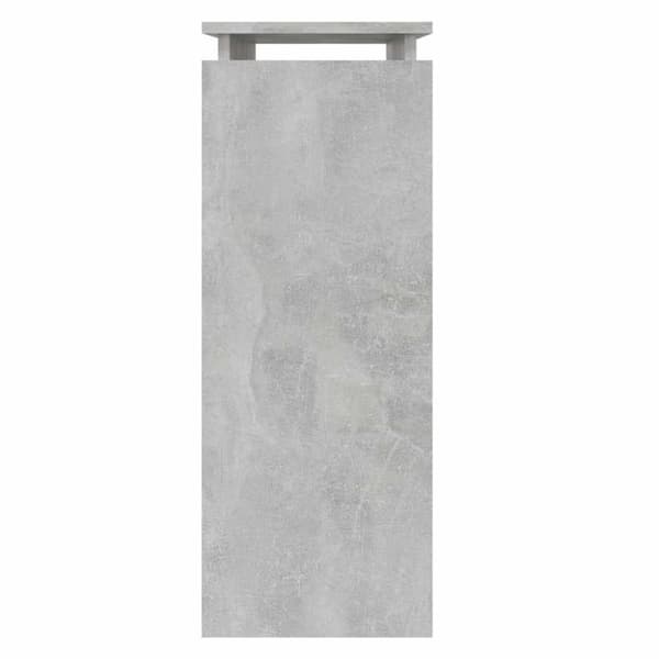 vidaXL Konsollbord betonggrå 80x30x80 cm konstruert tre