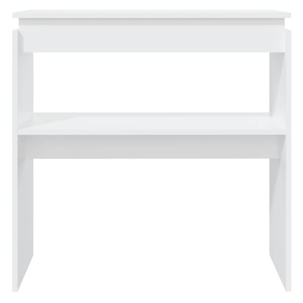 vidaXL konsolbord 80x30x80 cm konstrueret træ hvid