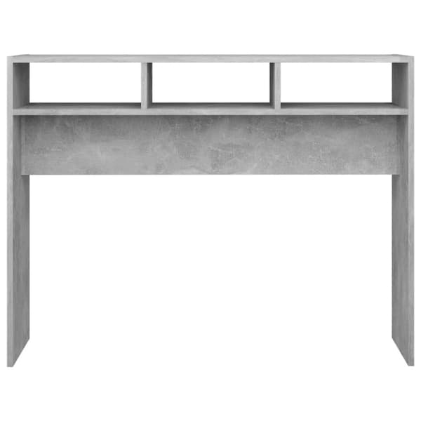 vidaXL konsolbord 105x30x80 cm spånplade betongrå