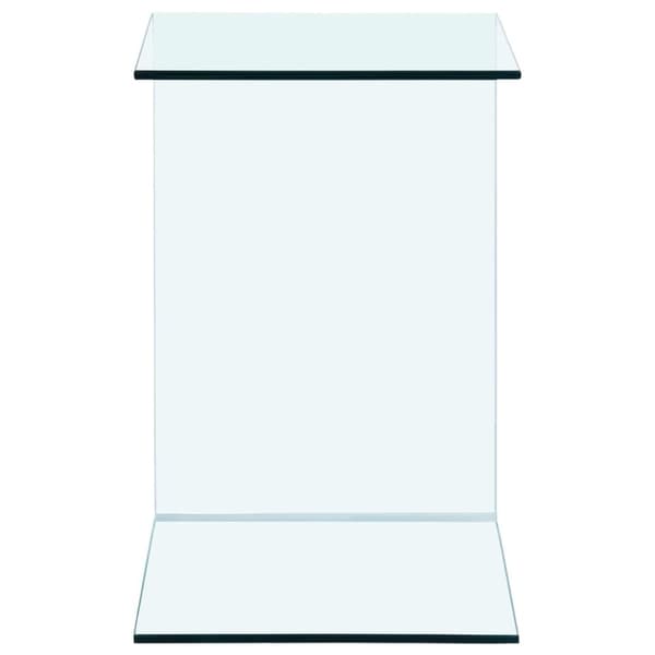 vidaXL Sidobord 40x40x60 cm härdat glas