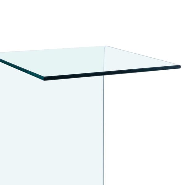 vidaXL Sidobord 40x40x60 cm härdat glas