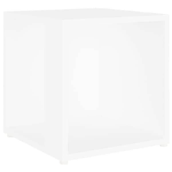 vidaXL sidebord 33x33x34,5 cm konstrueret træ hvid
