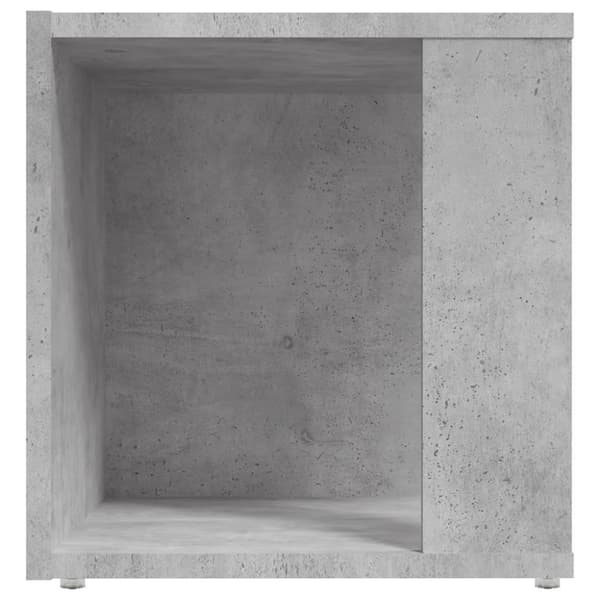 vidaXL sidebord 33x33x34,5 cm spånplade betongrå