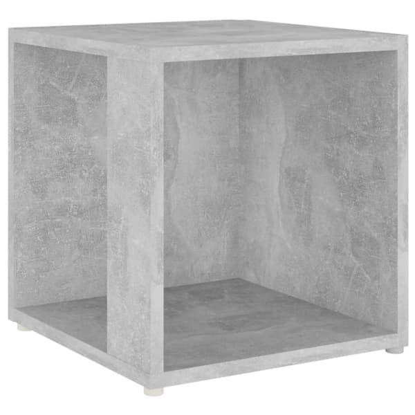 vidaXL sidebord 33x33x34,5 cm spånplade betongrå