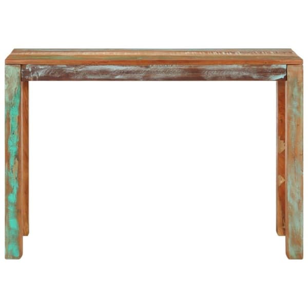 vidaXL konsolbord 110x35x76 cm massivt genbrugstræ