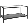 Miniatyrbillede 8 af 10: vidaXL stueborde 2 stk. hærdet glas sort