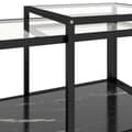 Miniatyrbillede 9 af 10: vidaXL stueborde 2 stk. hærdet glas sort