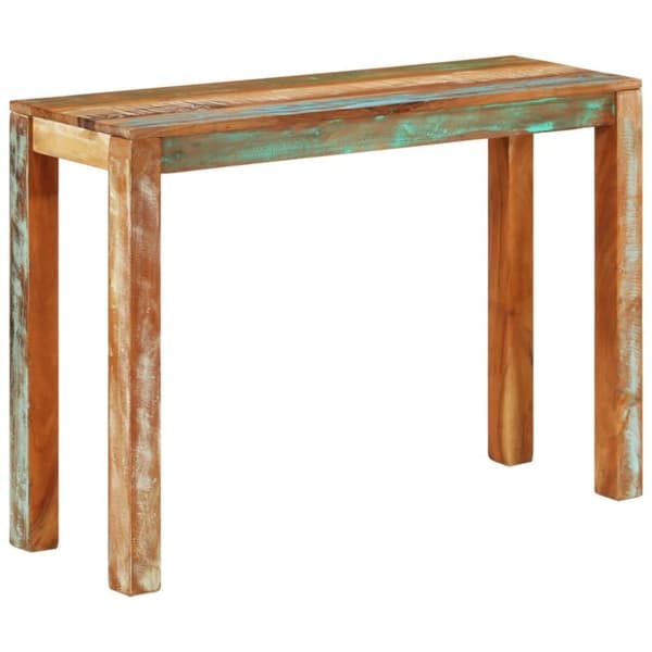vidaXL Konsollbord 110x35x76 cm gjenvunnet heltre
