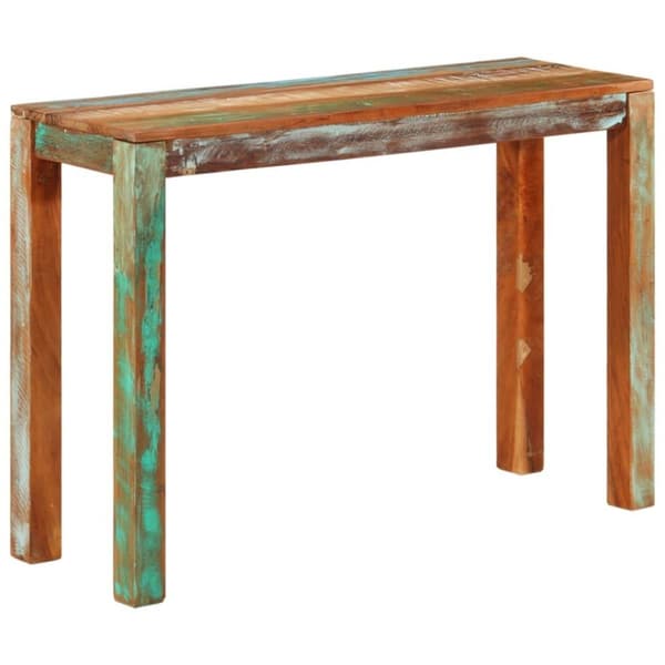 vidaXL Konsollbord 110x35x76 cm gjenvunnet heltre