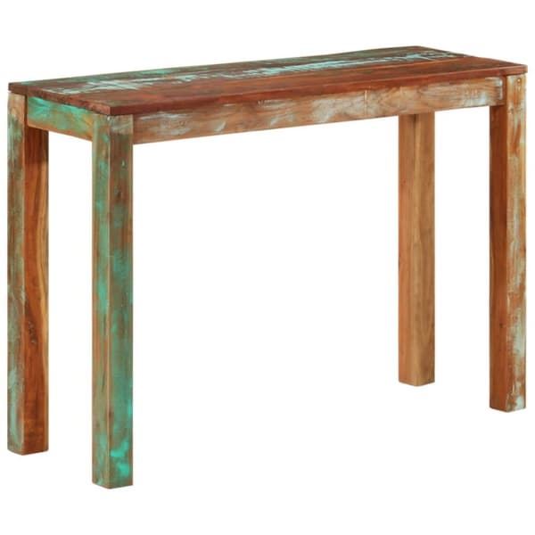 vidaXL Konsollbord 110x35x76 cm gjenvunnet heltre