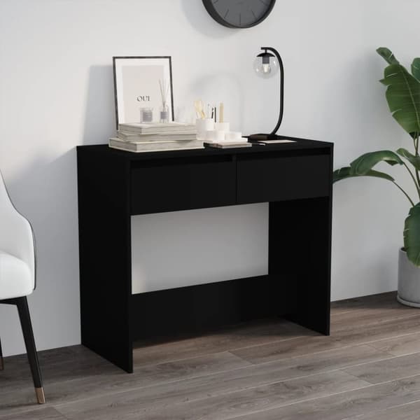 vidaXL Konsolbord svart 89x41x76,5 cm konstruerat trä