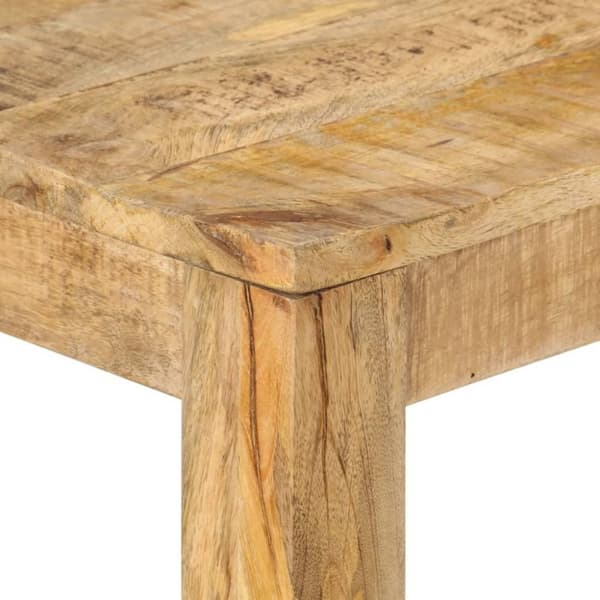 vidaXL Konsollbord 110x35x76 cm grovt mangotre