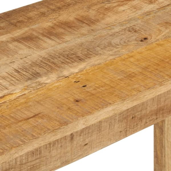 vidaXL Konsollbord 110x35x76 cm grovt mangotre