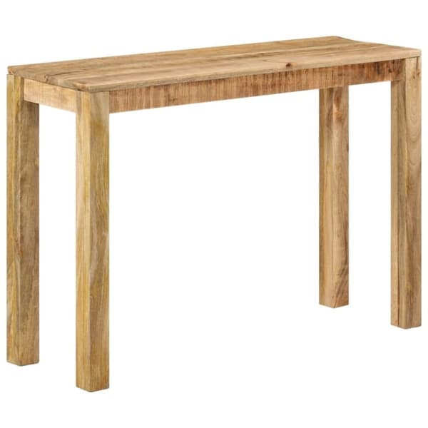 vidaXL Konsollbord 110x35x76 cm grovt mangotre