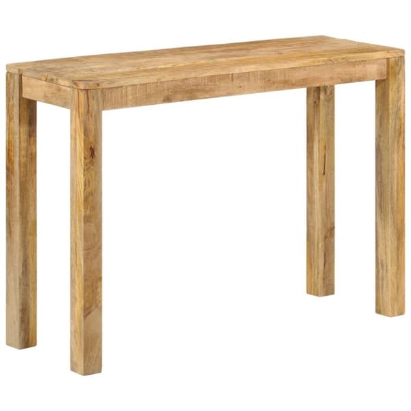 vidaXL Konsollbord 110x35x76 cm grovt mangotre