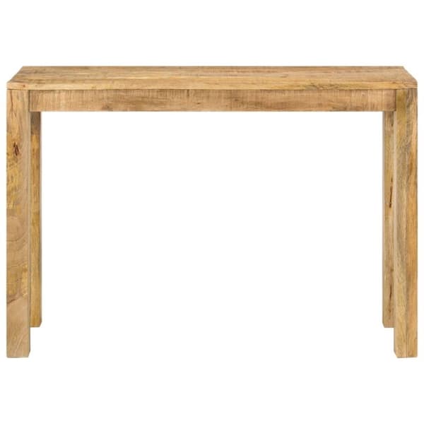 vidaXL Konsollbord 110x35x76 cm grovt mangotre