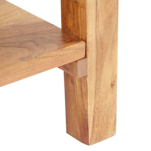 vidaXL Konsollbord 100x40x76 cm heltre akasie