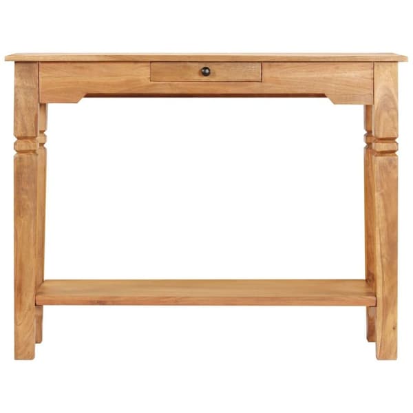vidaXL konsolbord 100x40x76 cm massivt akacietræ